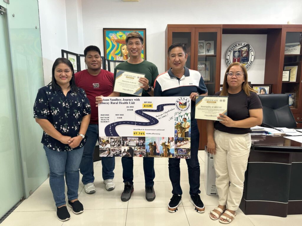 Abucay gets recognition for health program - Bataan.gov.ph